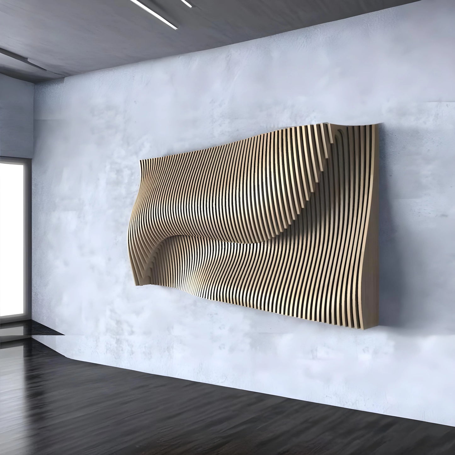 Layered Harmony Parametric Wall Art