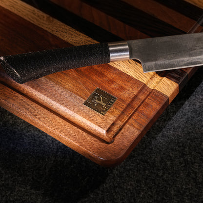 Brass Feet Chopping Board