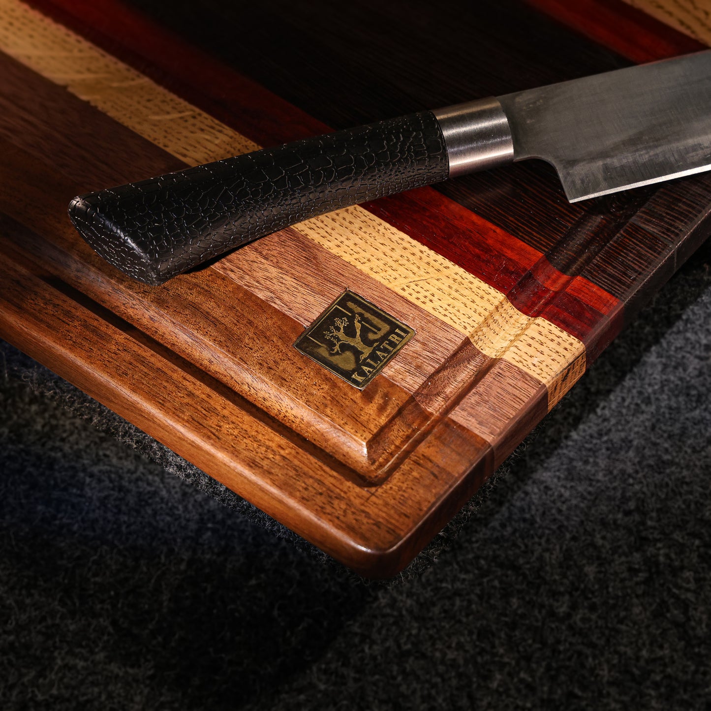 Brass Feet Chopping Board