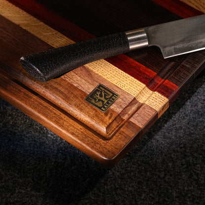 Brass Feet Chopping Board