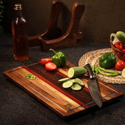 Brass Feet Chopping Board