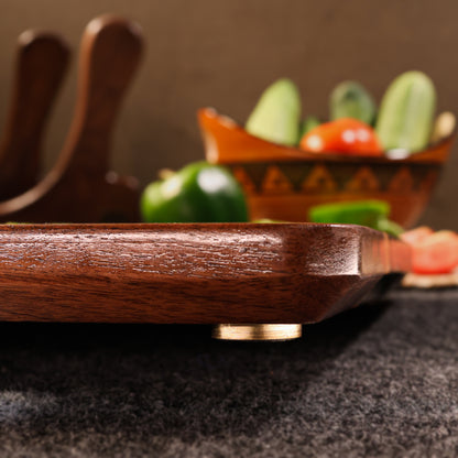 Brass Feet Chopping Board