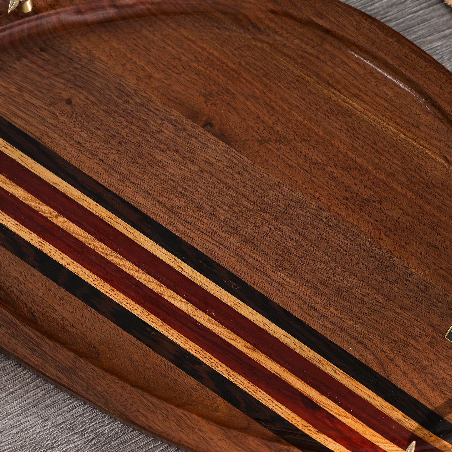 Voyage Oval Wooden Serving Tray