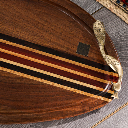 Mariner's Craft Wooden Serving Tray