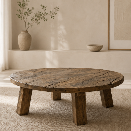 AVERY  Rustic American Oakwood Coffee Table