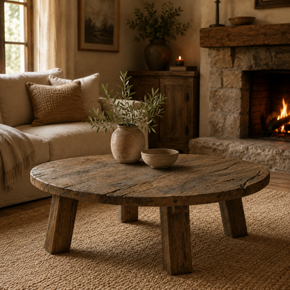 Avery  Rustic American Oakwood Coffee Table