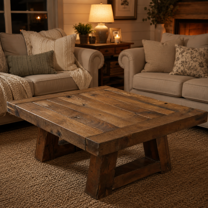 Aston Rustic American Oakwood Coffee Table