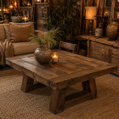 Aston Rustic American Oakwood Coffee Table