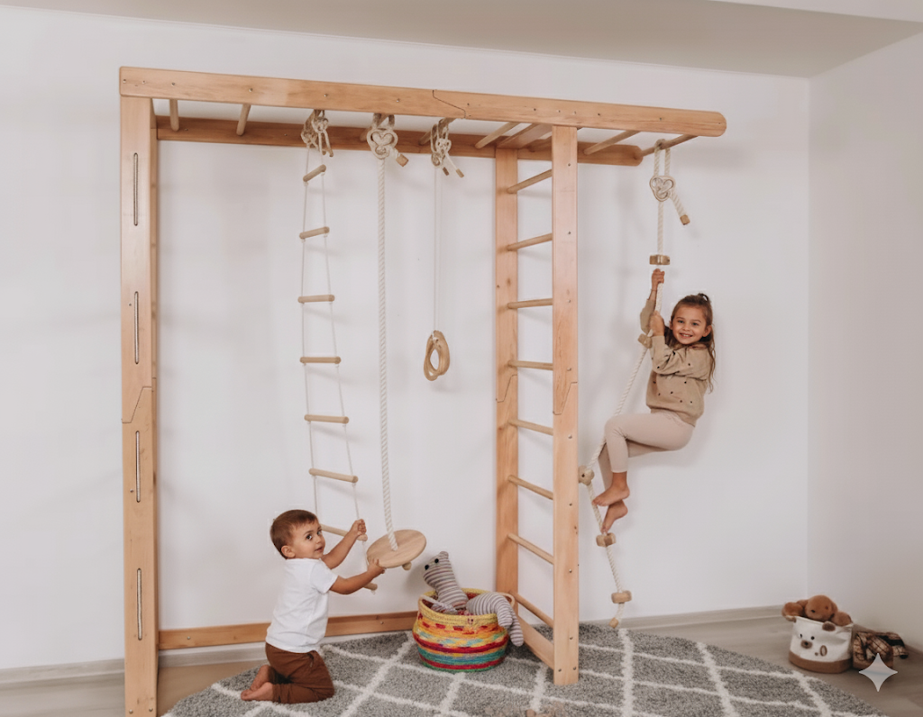 Montessori-inspired Swedish Ladder gym