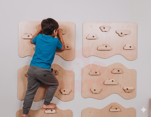 Toddler Rock Wall Climbing Panels – Montessori Indoor Adventure