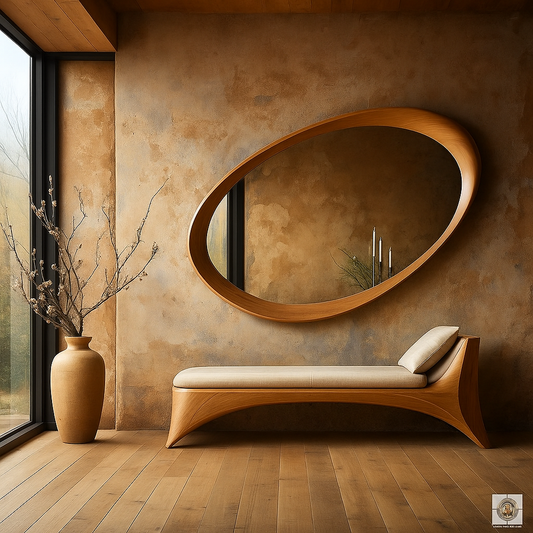 The Horizon Oval Mirror