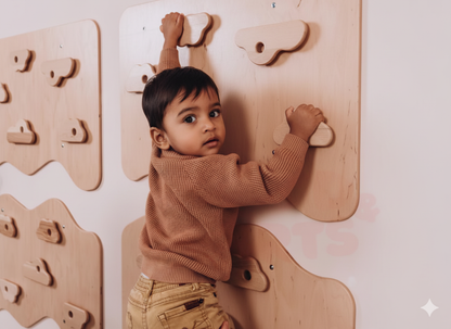 Toddler Rock Wall Climbing Panels – Montessori Indoor Adventure