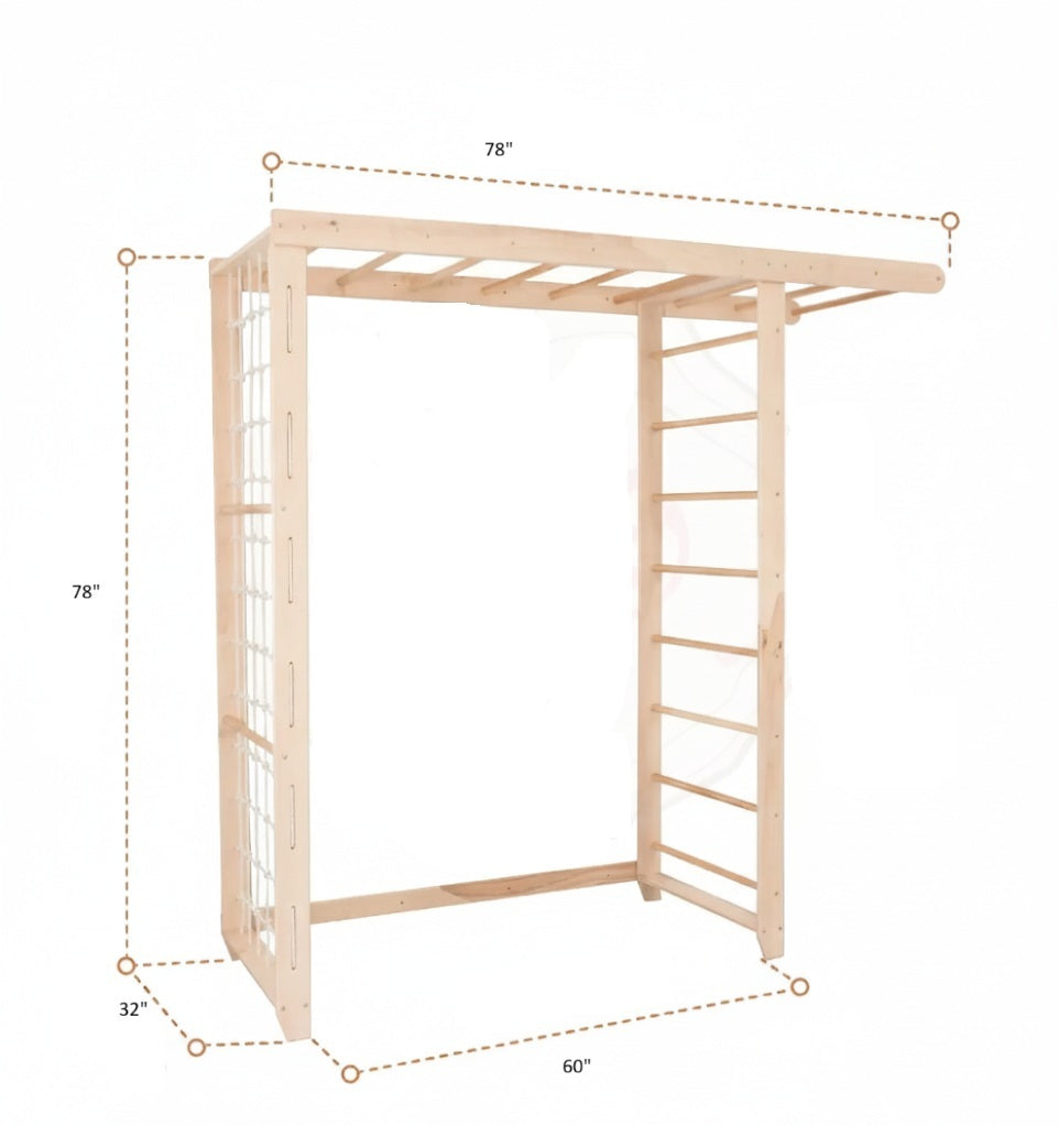 Montessori-inspired Swedish Ladder gym