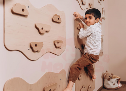 Toddler Rock Wall Climbing Panels – Montessori Indoor Adventure