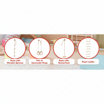 Montessori-Inspired Swedish Ladder Gym – Big Bridge Signature Edition
