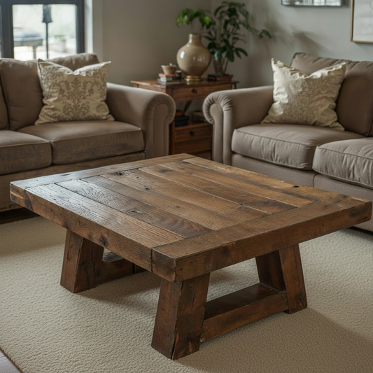 ASTON Rustic American Oakwood Coffee Table