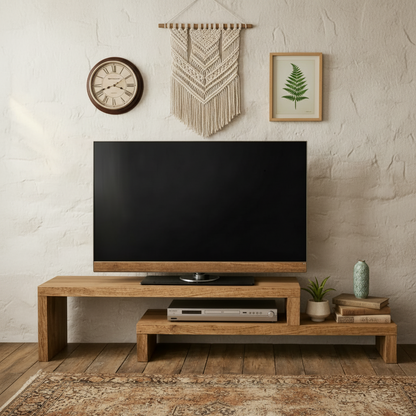 AMORY Rustic American Oakwood TV Stand
