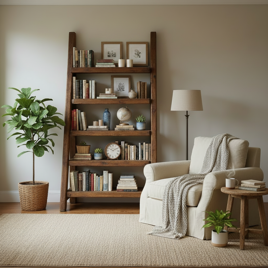 AVENWOOD Rustic American Oakwood Bookshelf