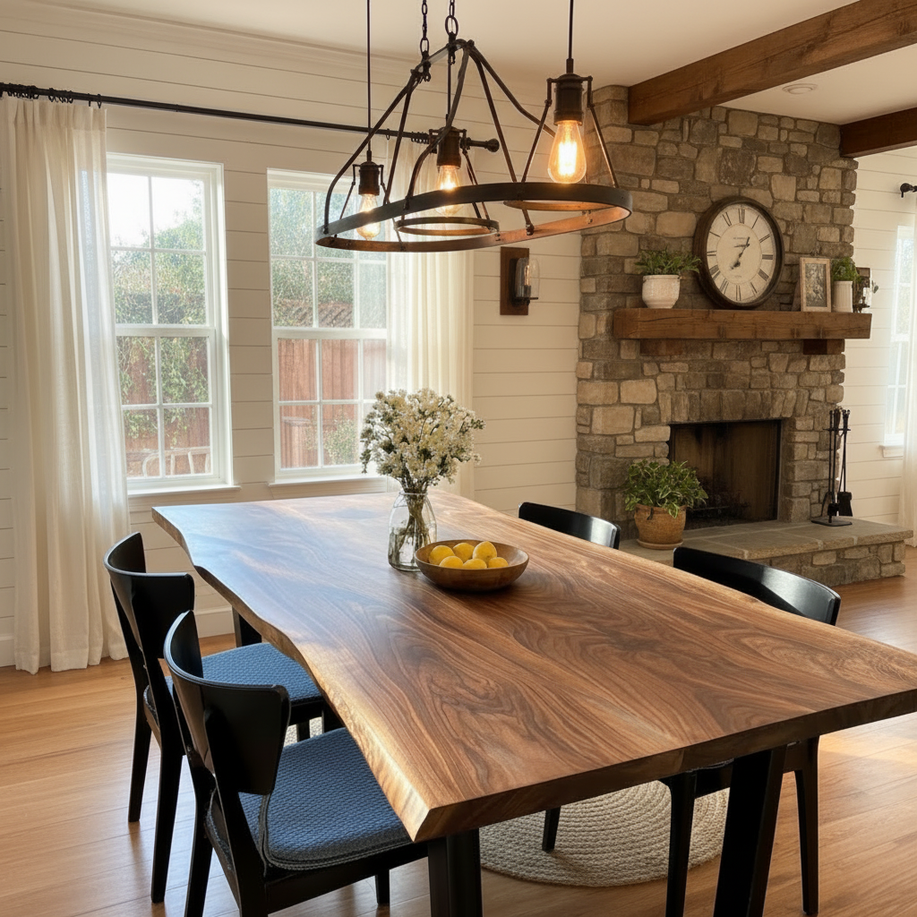 Avalon 40mm Signature Live Edge Table