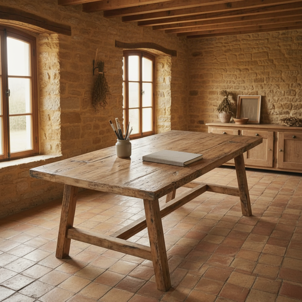 ALWYN 40mm KALATRI Rustic Signature Table