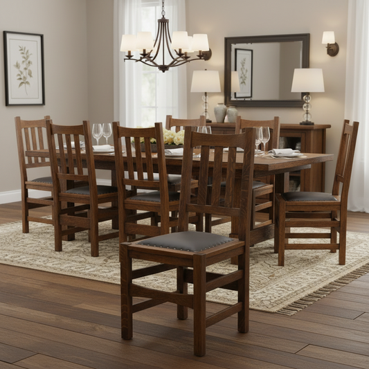 Aiken Rustic Solid Wood Dining Chair