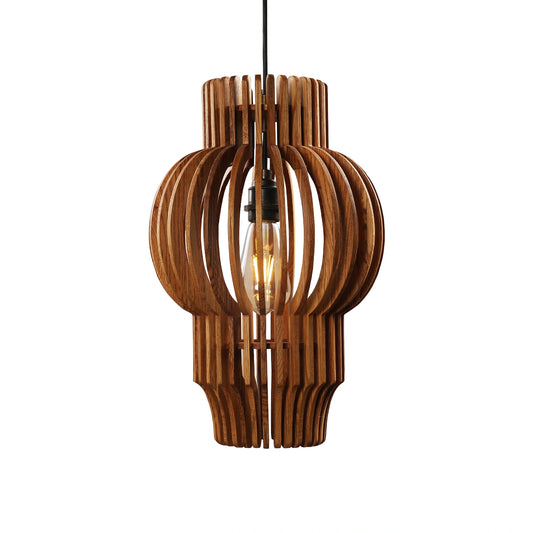 Wave Crest Wooden Lamp Pendant Light