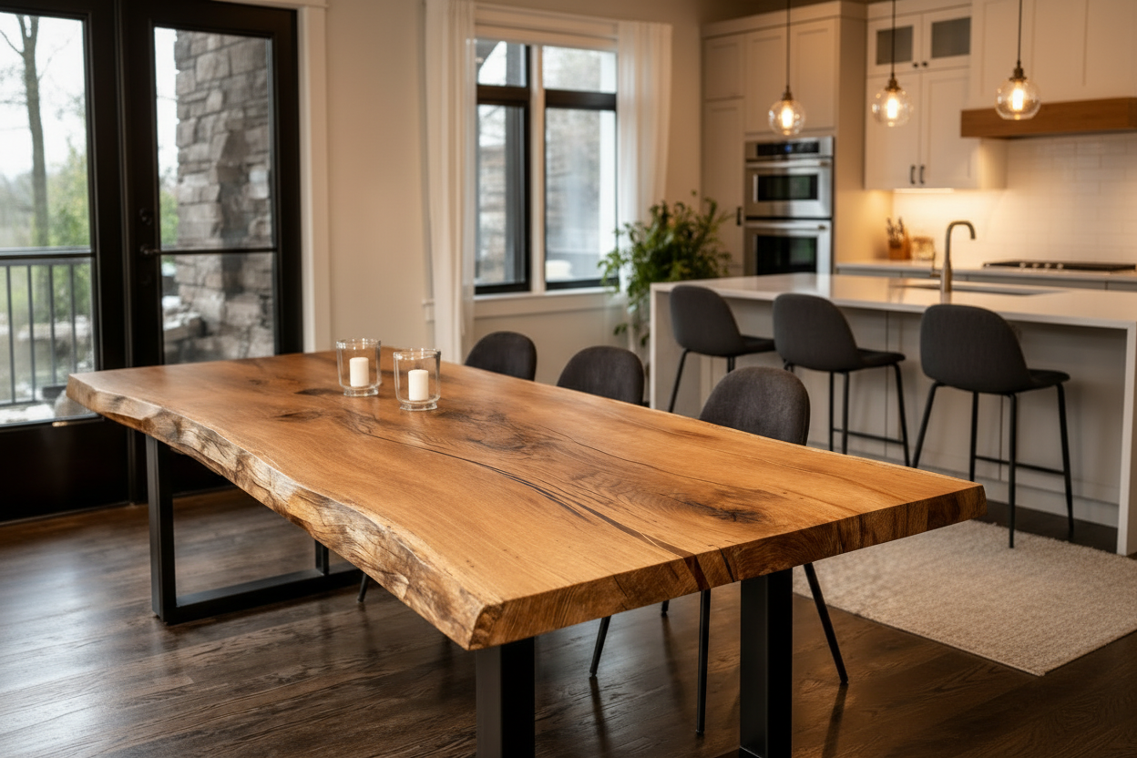 TerraLive Oak Dining Table