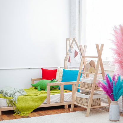 Montessori Wooden Scandinavian  Wardrobe & Storage Unit