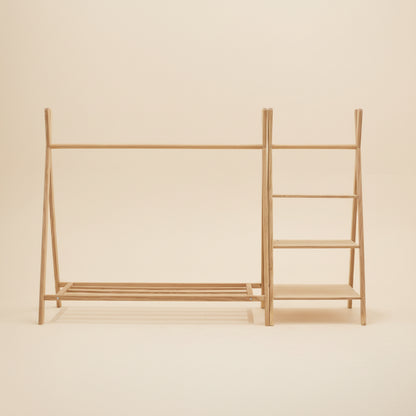 Montessori Wooden Scandinavian  Wardrobe & Storage Unit