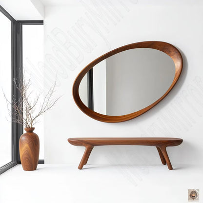 The Horizon Oval Mirror