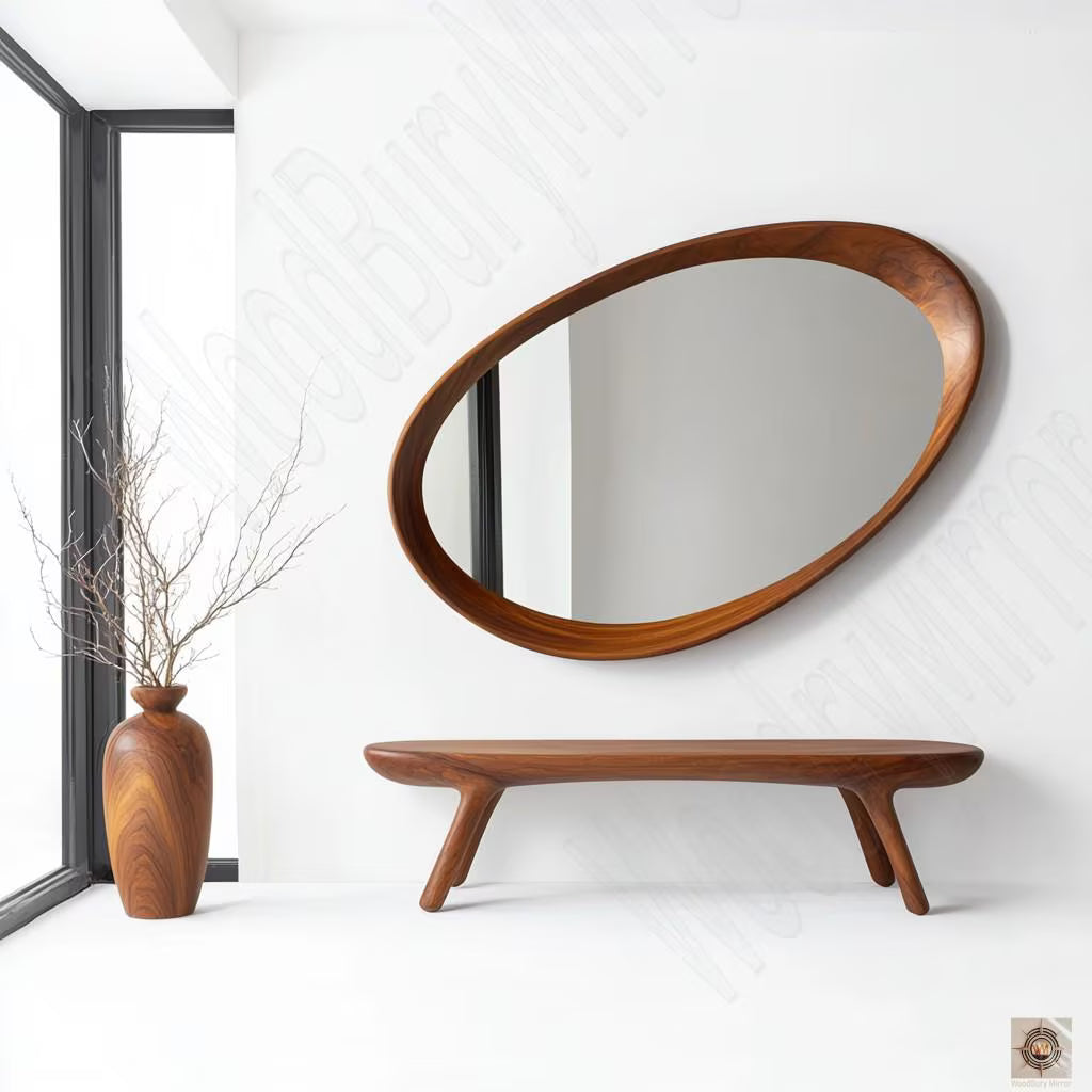The Horizon Oval Mirror