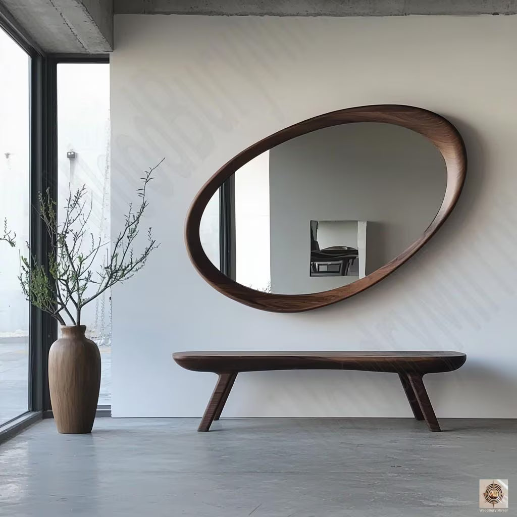 The Horizon Oval Mirror