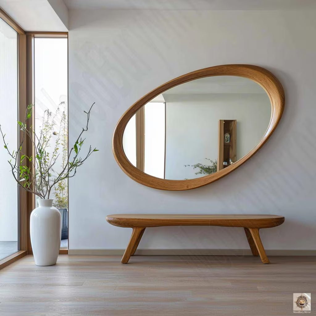 The Horizon Oval Mirror