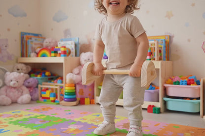 Wooden Kids Gym Set | Premium Pine Wood Gym Equipment for Toddlers